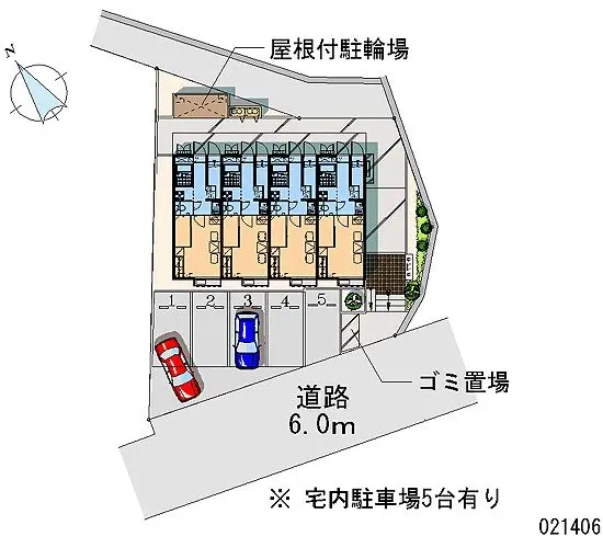 福生市福生 月極駐車場